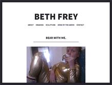 Tablet Screenshot of bethfrey.com